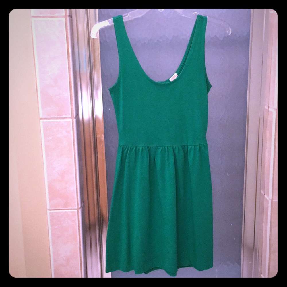 Jcrew cotton button back dress